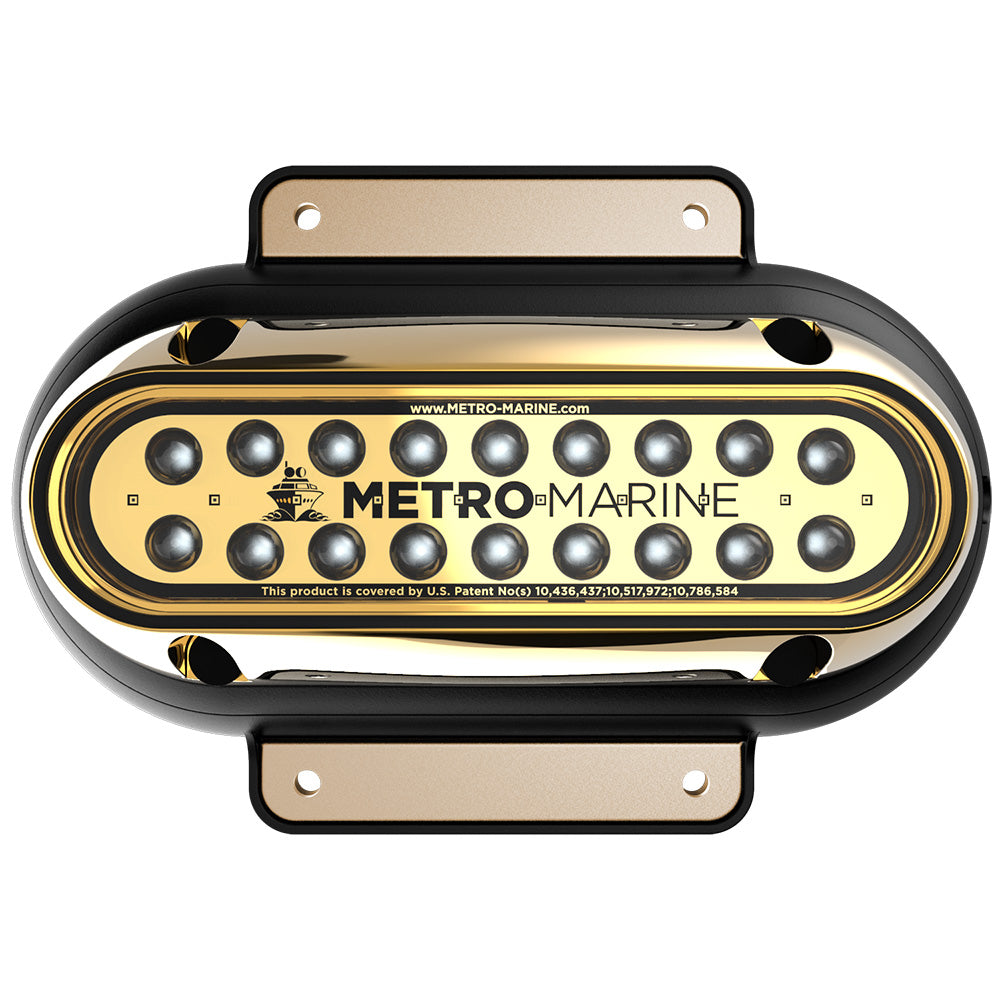 Metro Marine High-Output Elongated Surface Mount Light w/Intelligent Monochromatic LED's - Blue, 90 Beam
