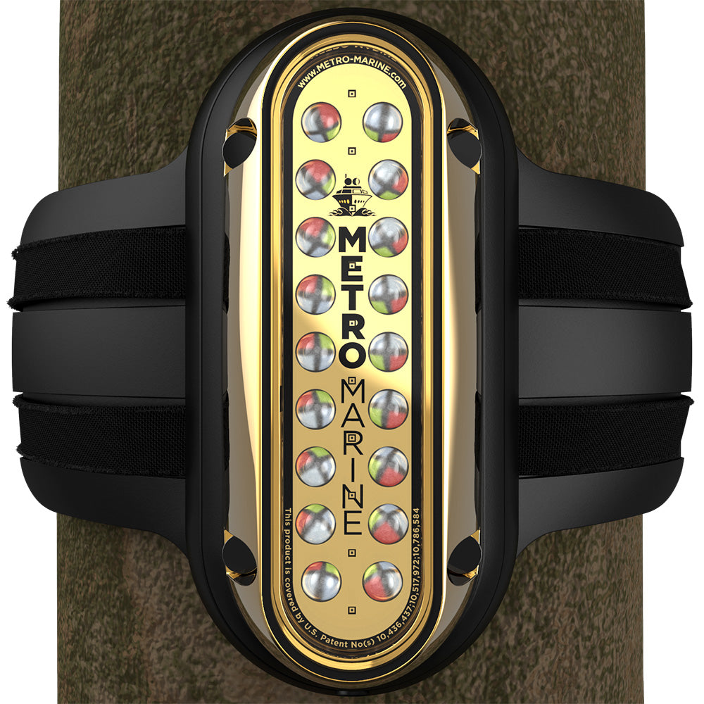 Metro Marine High-Output Vertical Piling Mount Light w/Intelligent Full Spectrum LED's - RGBW, 45 Beam