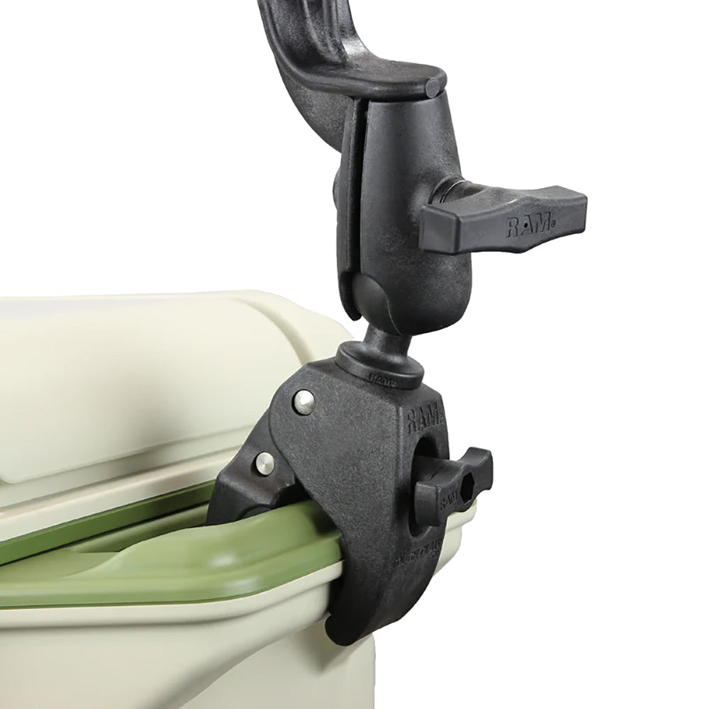RAM Mount RAM Tube Jr. Rod Holder w/Revolution Arm & RAM Tough-Claw Base