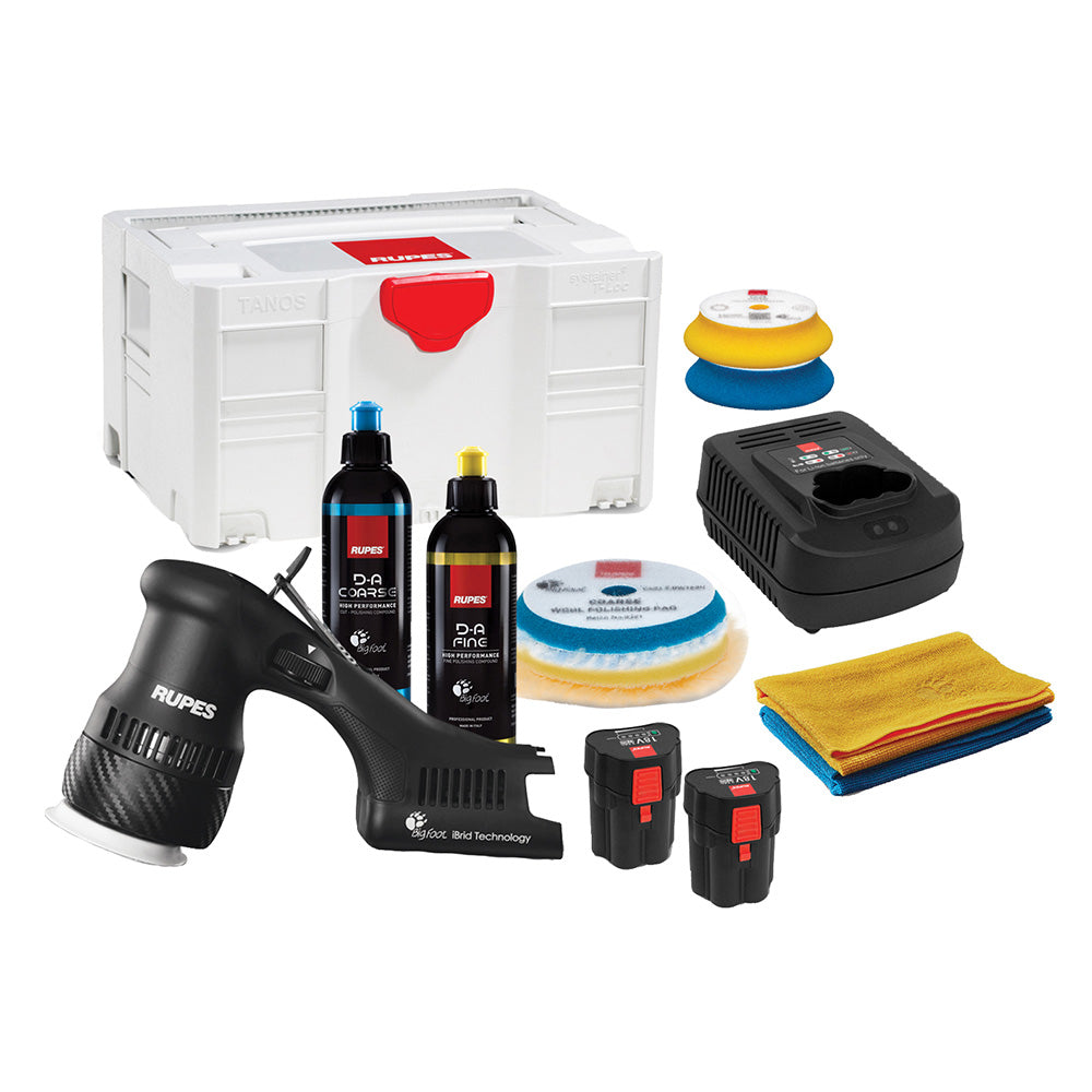 RUPES Bigfoot HLR75 Mini iBrid Polisher Kit Beta