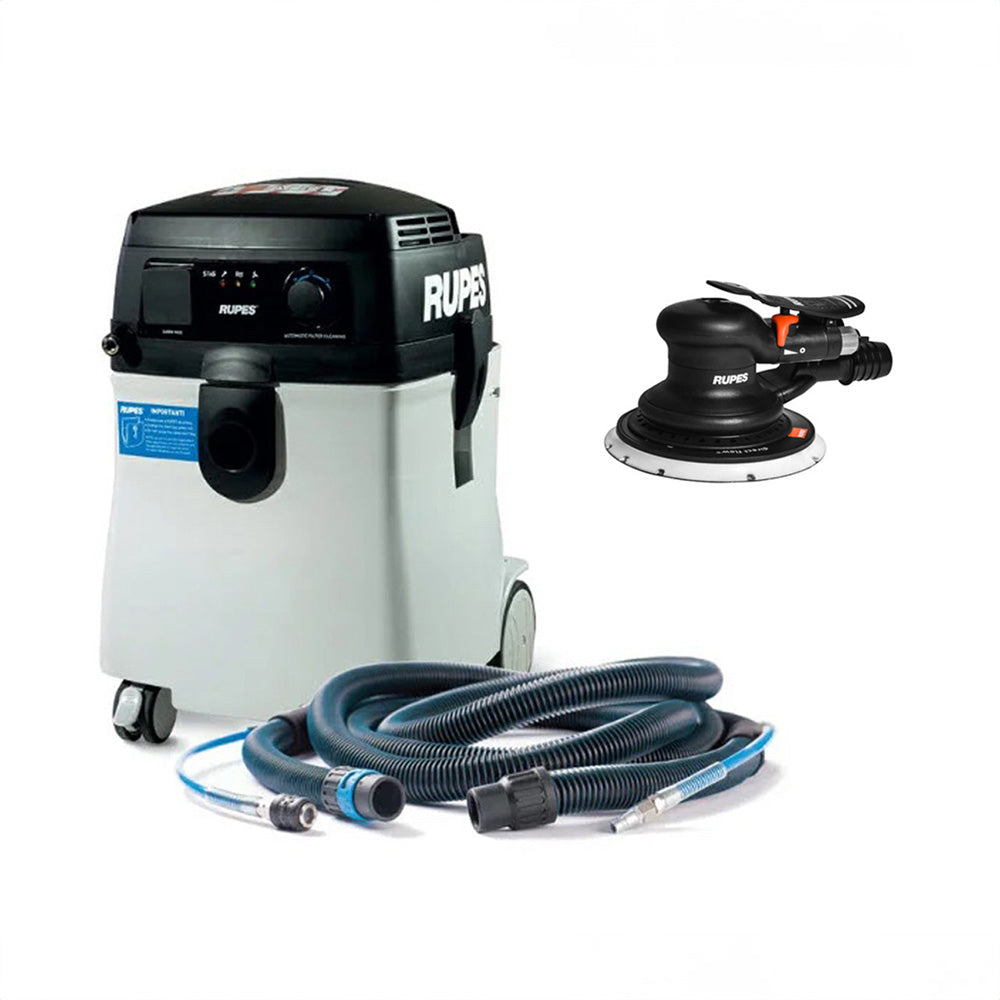 RUPES S245 Portable Vacuum Long Hose Kit w/RH356A Skorpio Sander