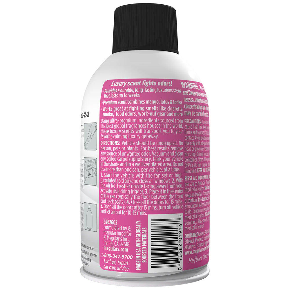 Meguiar's Tropical Rainforest Whole Car Air Re-Fresher Aerosol - 2oz