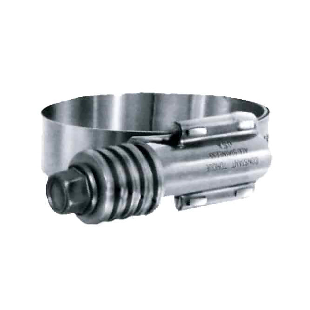 Trident Marine Stainless Steel Constant Torque Clamp 5/8" Band, Hose I.D. - 1" to 1-1/8", Hose O.D. - 1" to 1.75"