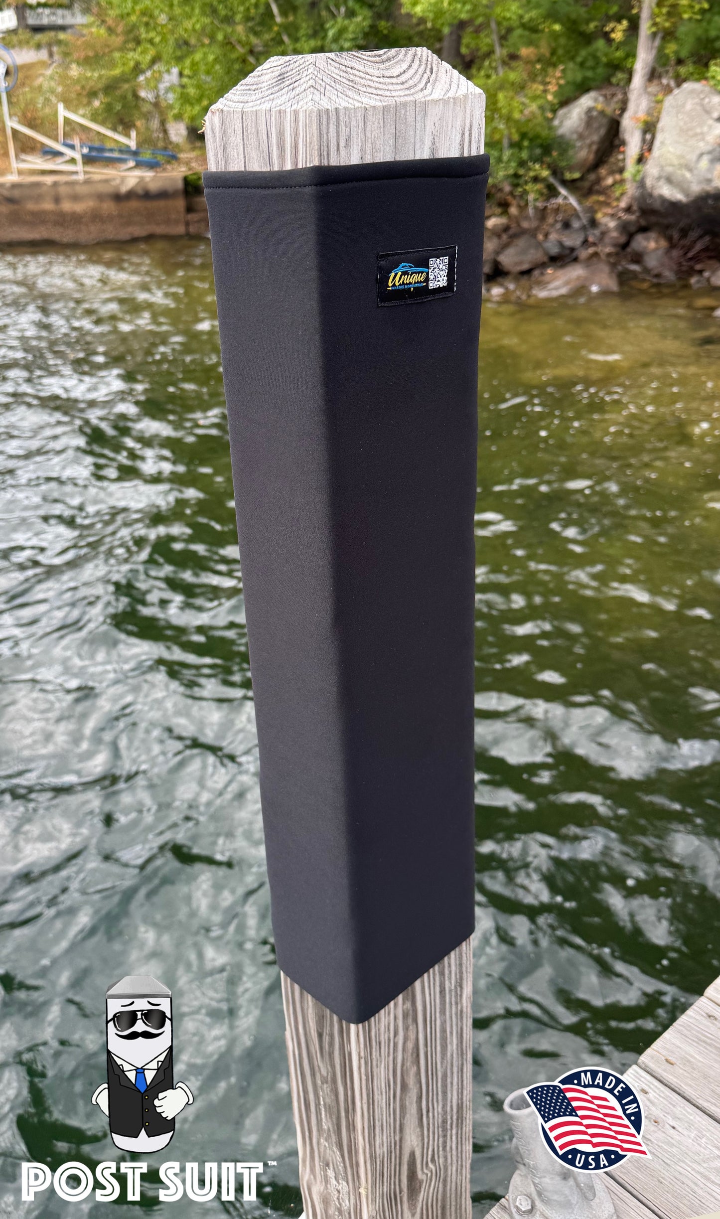 Post Suit (4" x 6" Post) Black