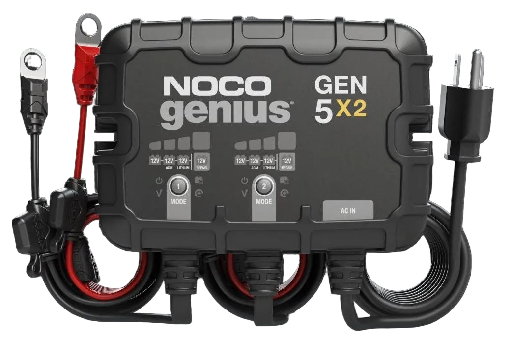 2-BANK 10A ONBOARD BATTERY CHARGER
