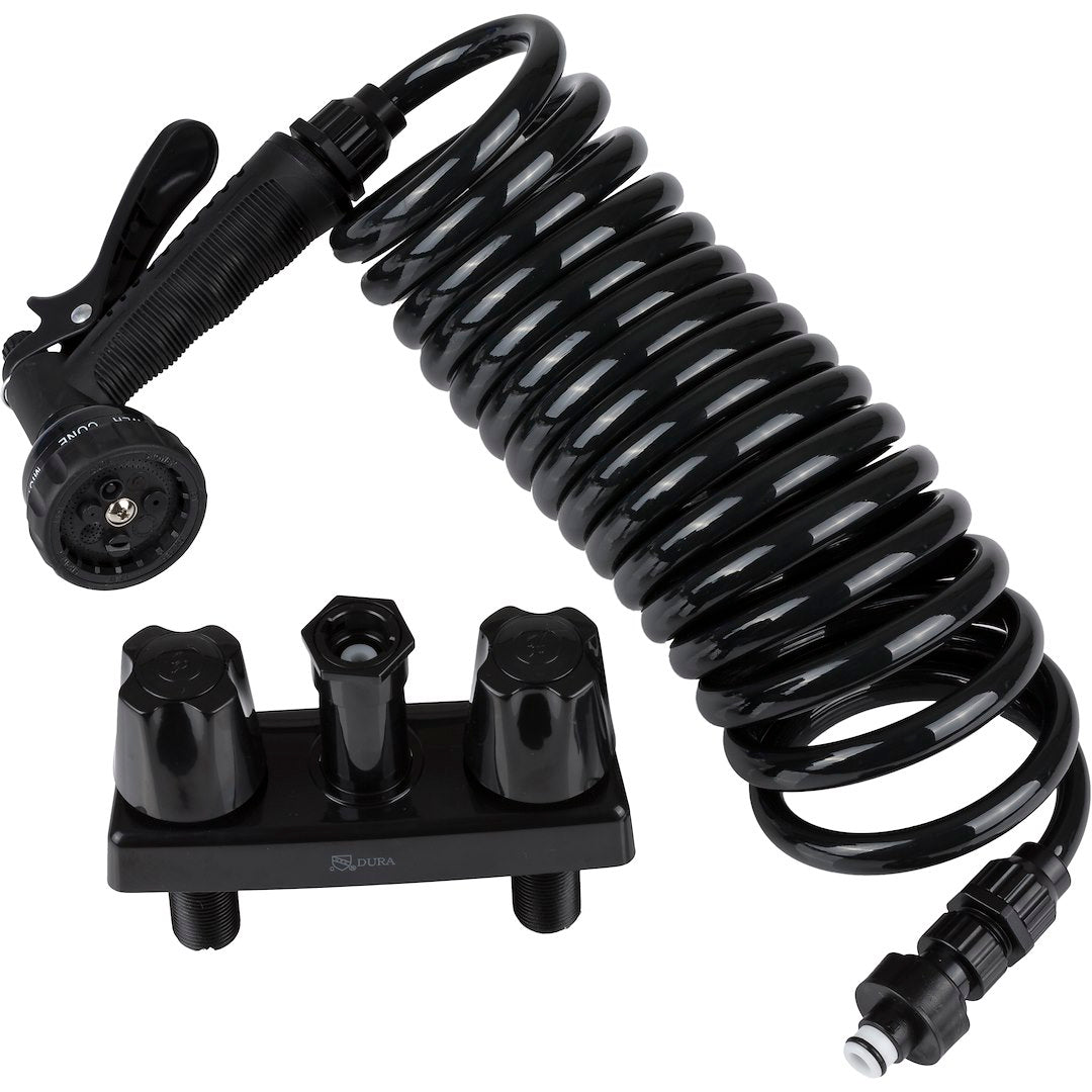 EXT SPRAY FAUCET BLK/GRY