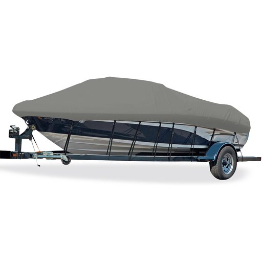 BOAT COVER JON-18 O/B XW PFII GRAY