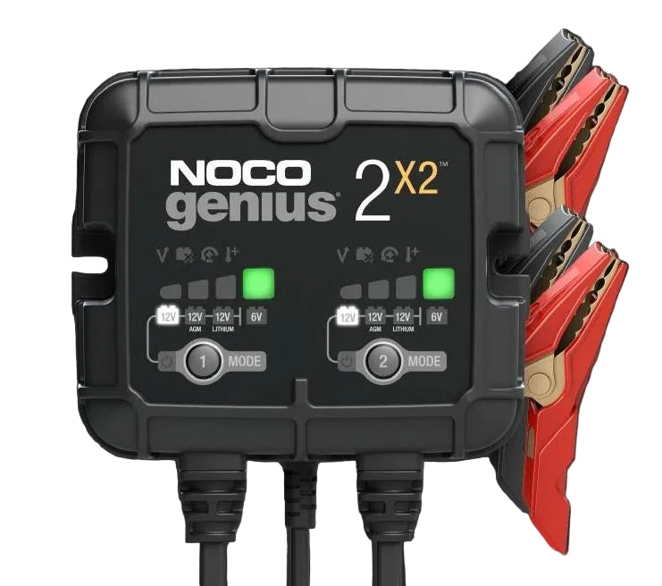 4A 2-BANK BATTERY CHARGER