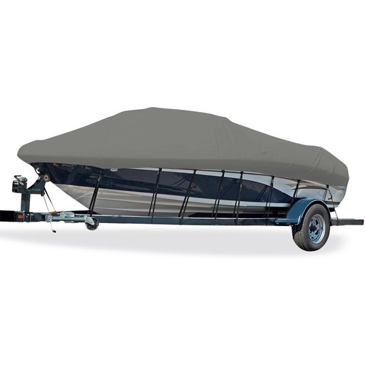 BOAT COVER V-19 I/O SD-MIST GRAY