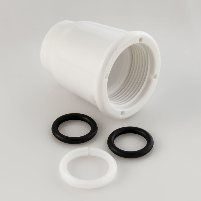 SPOUT NUT KIT W/O'RING-WH