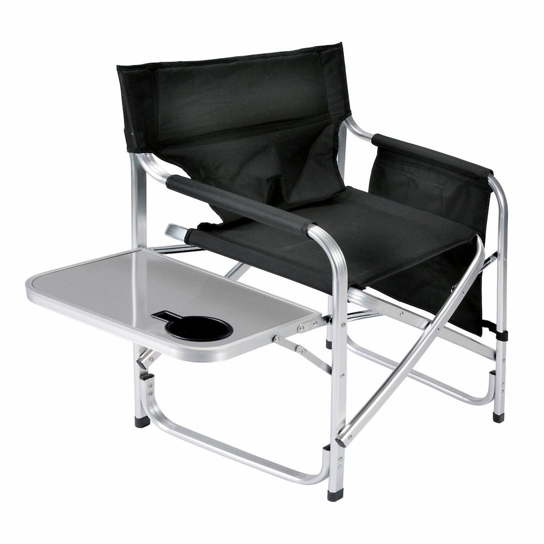 FAULKNER - DIR CHAIR BLACK W/TRAY/CH/BAG - 48871