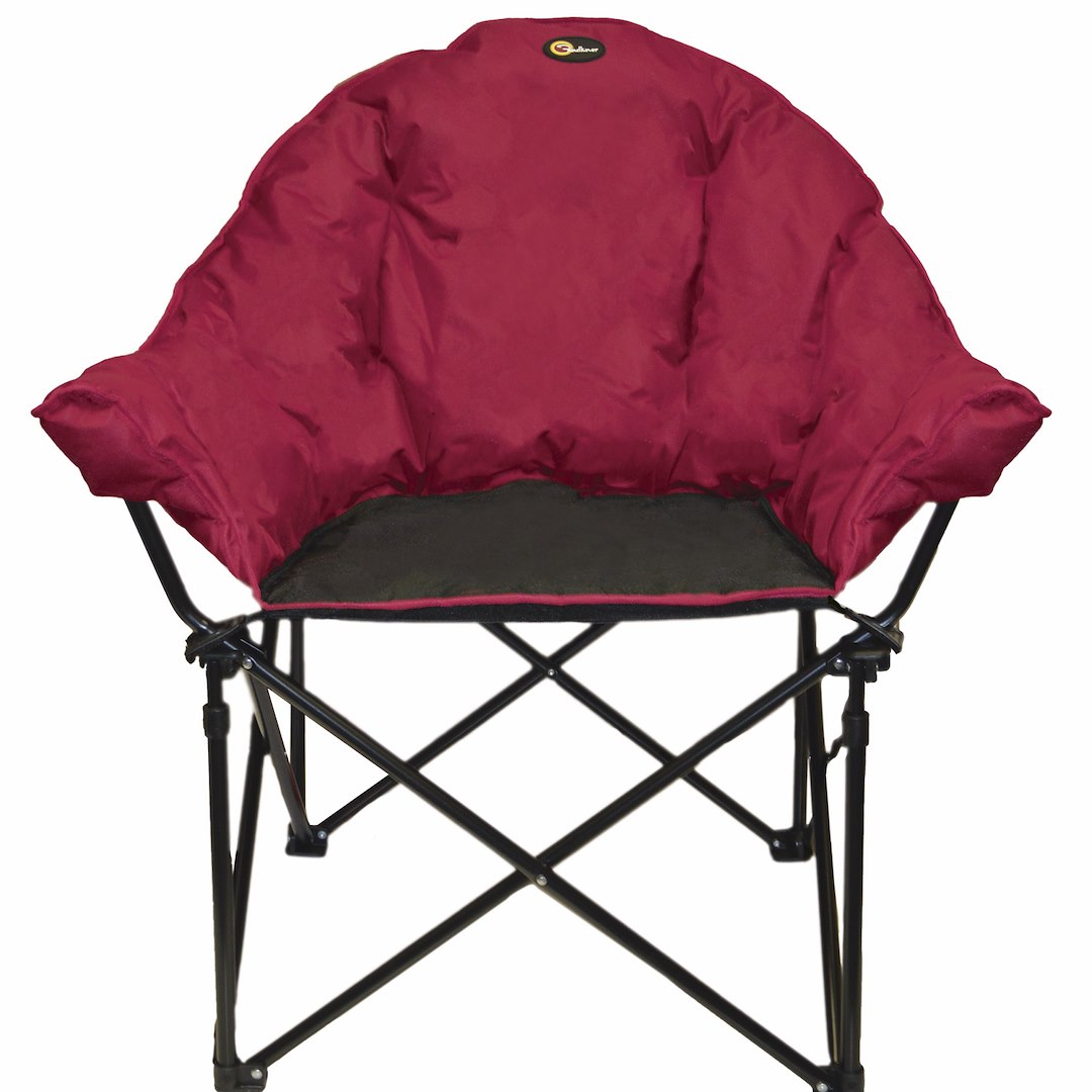 FAULKNER - BIG DOG BUCKET CHAIR BURG/BLK - 49579