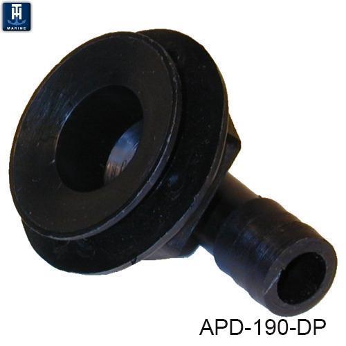 T-H MARINE - 90 DEGREE ALL PURPOSE DRAIN - APD-190-DP