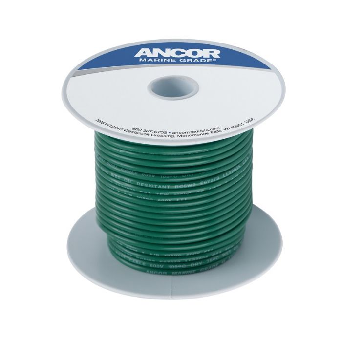 Ancor #8 Green 50' Spool Tinned Copper - Boat Gear USA