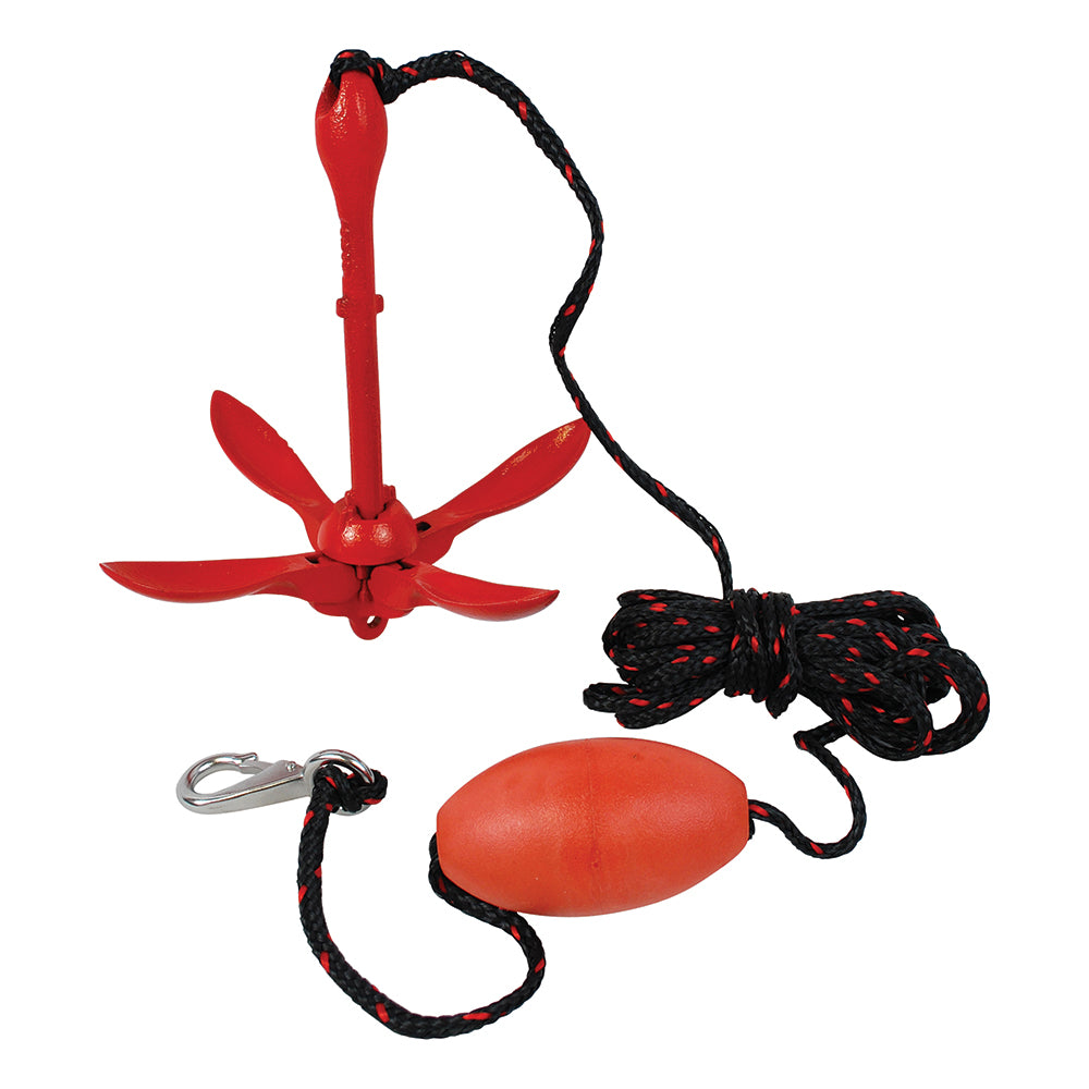 Attwood 3.5lb Grapnel Anchor System - Boat Gear USA