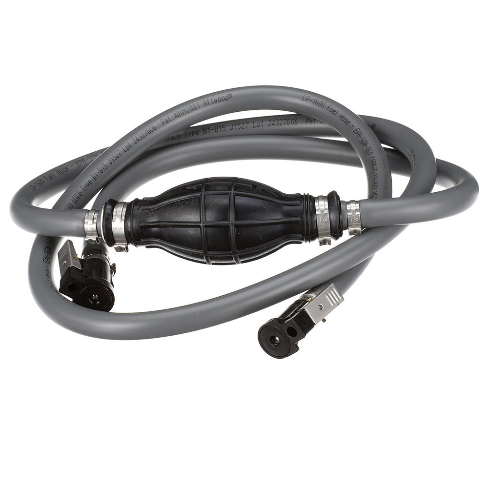 Attwood Johnson/Evinrude Fuel Line Kit - 3/8" Diameter x 6' Length (No Tank Fitting) - Boat Gear USA