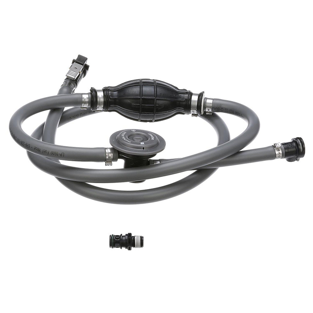 Attwood Johnson/Evinrude Fuel Line Kit - 3/8" Diameter x 6' Length w/Fuel Demand Valve - Boat Gear USA