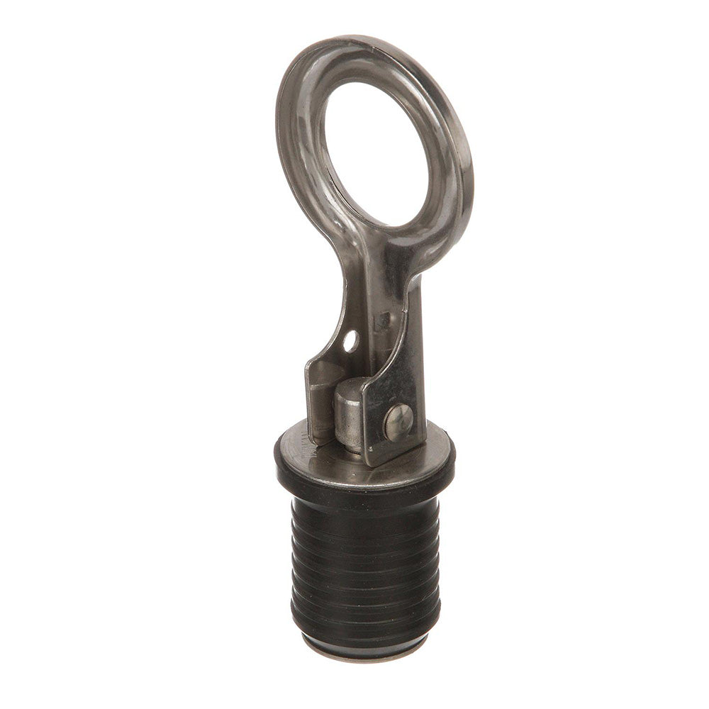 Attwood Snap-Handle Stainless Steel Drain Plug - 1" Diameter - Boat Gear USA