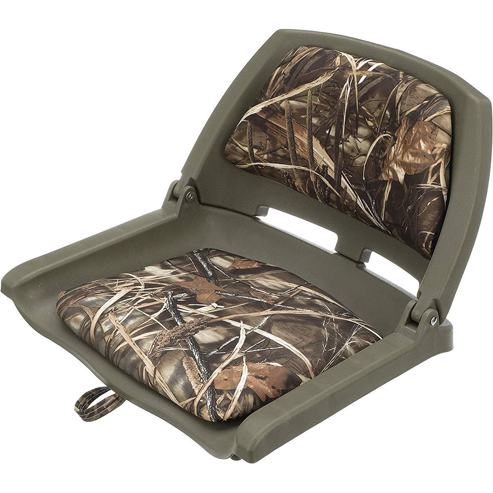 Attwood Swivl-Eze Padded Flip Seat - Camo - Boat Gear USA