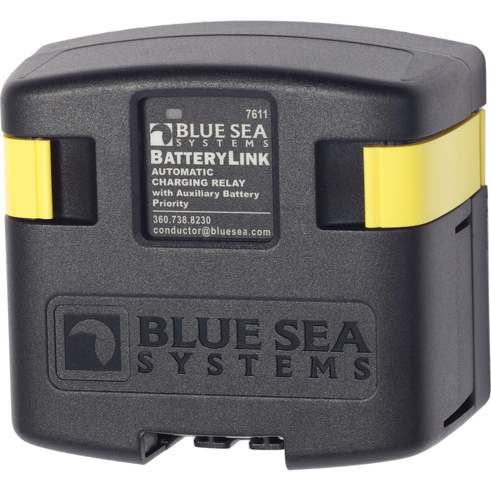Blue Sea 7611 DC BatteryLink™ Automatic Charging Relay - 120 Amp w/Auxiliary Battery Charging - Boat Gear USA