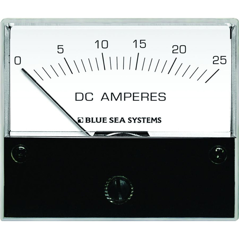 Blue Sea 8005 DC Analog Ammeter - 2-3/4" Face, 0-25 Amperes DC - Boat Gear USA