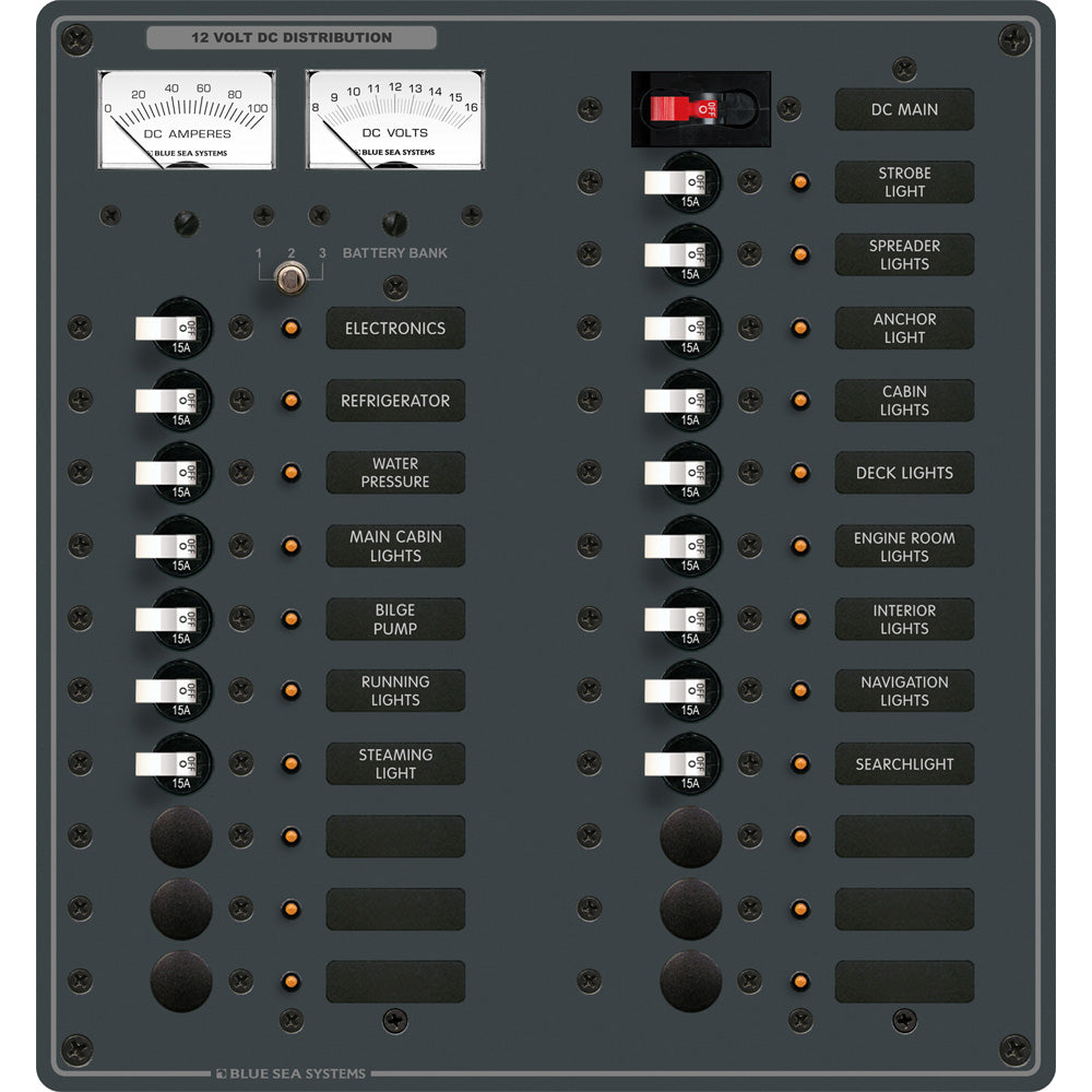 Blue Sea 8380 DC Main + 22 Position - Boat Gear USA