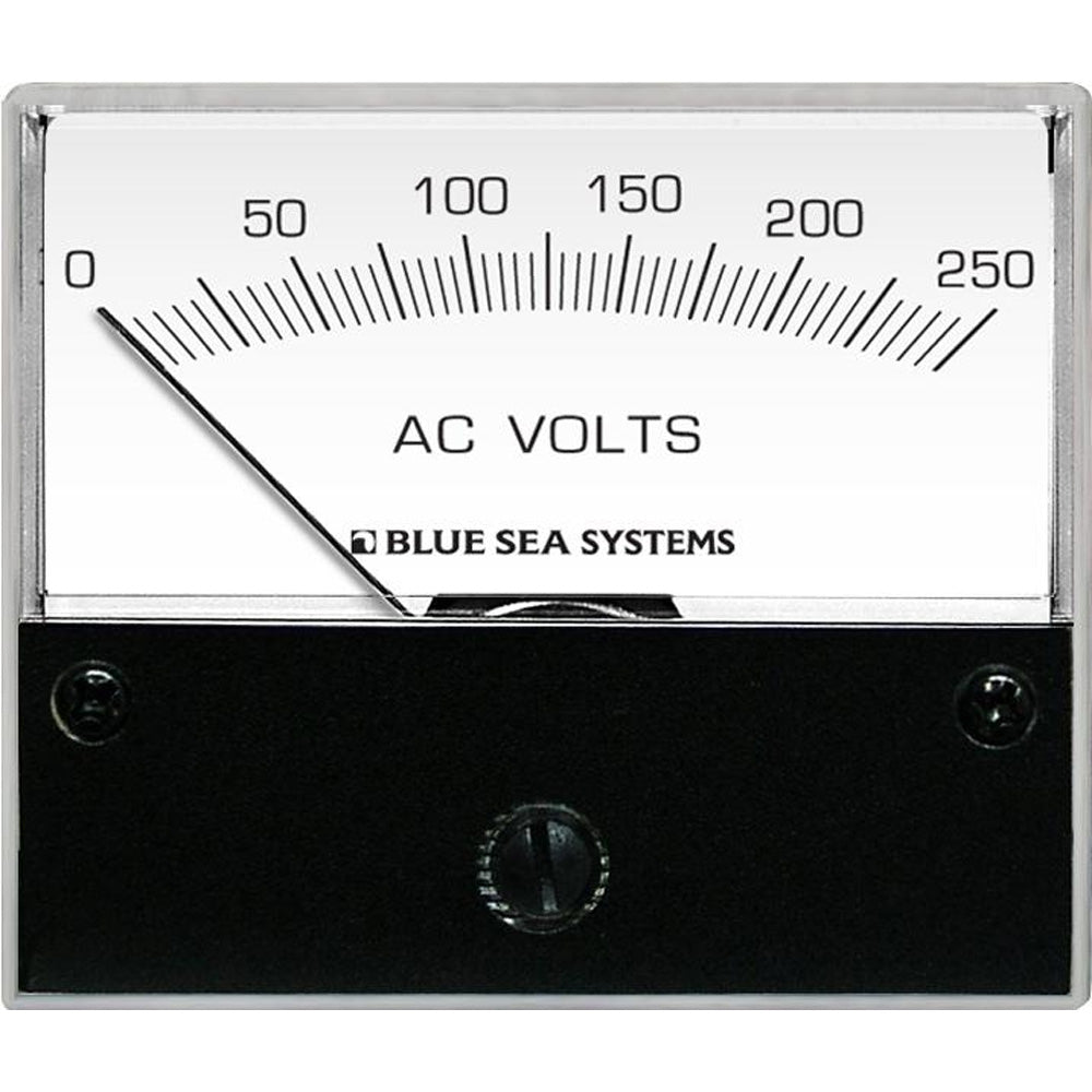 Blue Sea 9354 AC Analog Voltmeter 0-250 Volts AC - Boat Gear USA