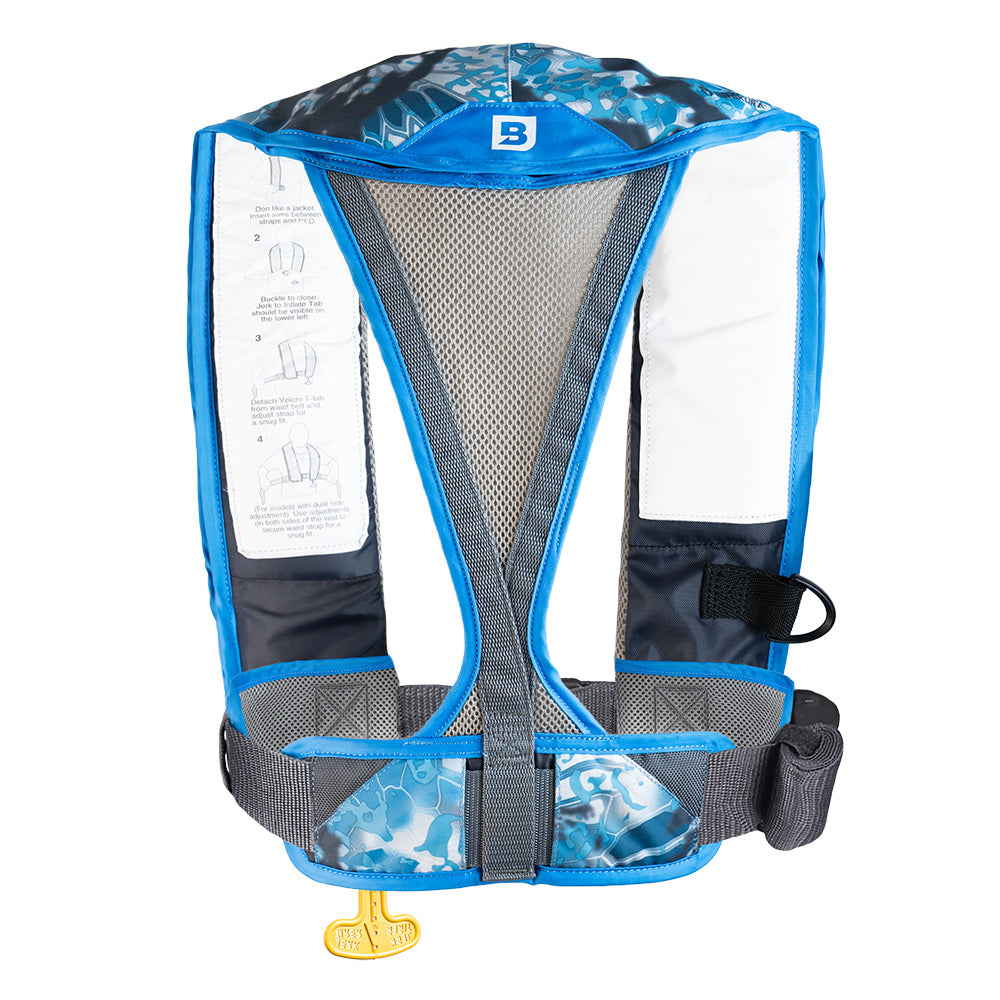 Bluestorm Kryptek Atmos 40 Auto Type II Inflatable PFD - Obscura Litus - Boat Gear USA