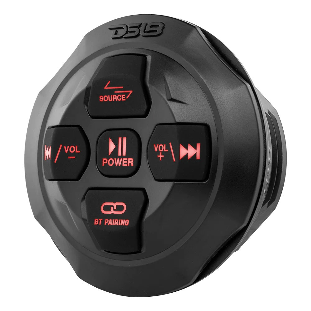 DS18 Waterproof Universal Bluetooth Streaming Audio Receiver w/Controller & Microphone - Boat Gear USA