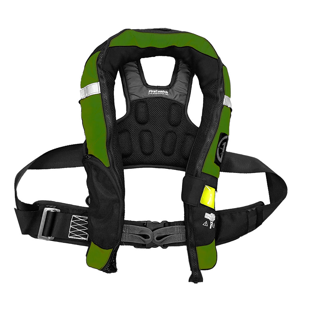 First Watch FW-40PRO Ergo Auto Inflatable PFD - Green - Boat Gear USA
