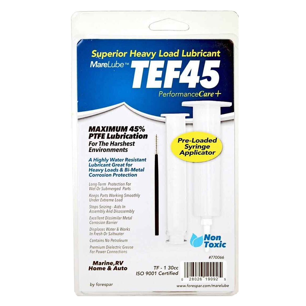 Forespar Marelube TEF45 30cc Syringe - Boat Gear USA