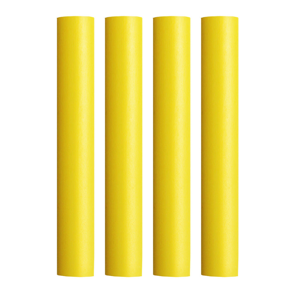 Pacer Battery Cable Heat Shrink Tubing - 3/4" x 12" - Yellow (4-Pieces) - Boat Gear USA