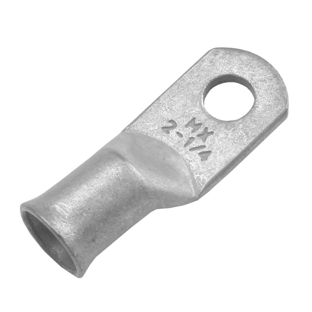 Pacer Tinned Lug 2 AWG - 1/4" Stud Size - 10 Pack - Boat Gear USA