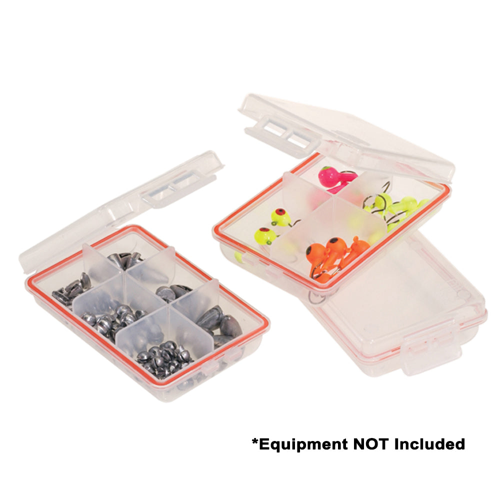 Plano Waterproof Terminal 3-Pack Tackle Boxes - Clear - Boat Gear USA
