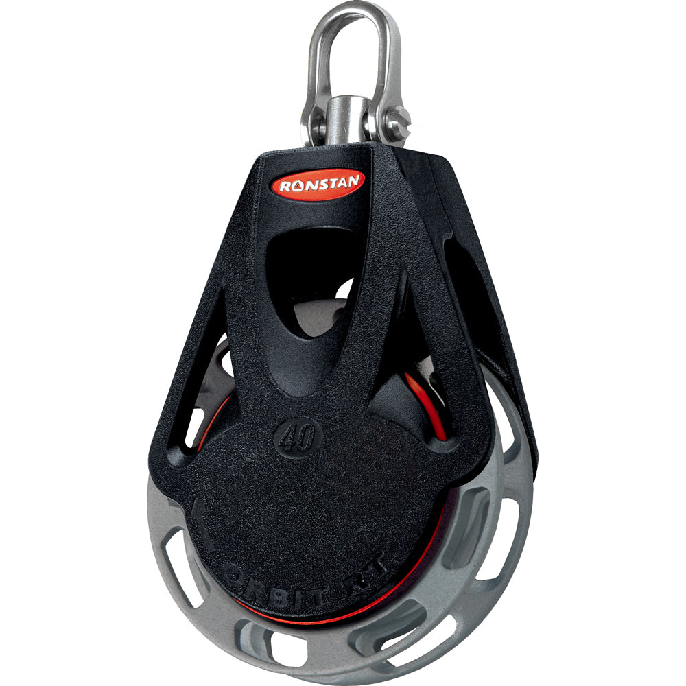Ronstan Series 40 Ratchet Orbit Block - Single - Auto - Swivel Shackle Head - Boat Gear USA