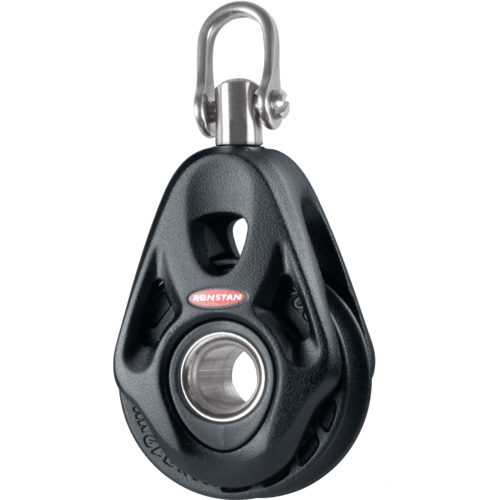 Ronstan Series 45 Core Block - Single - Swivel Shackle Head - Boat Gear USA
