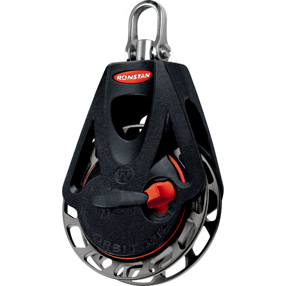 Ronstan Series 55 Ratchet Orbit Block - Single - Swivel Head - Auto & Manual - Boat Gear USA