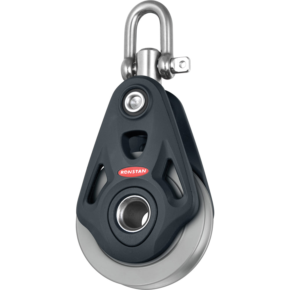 Ronstan Series 75 Core Block - Single - Aluminum Rope/Wire Sheave - Boat Gear USA