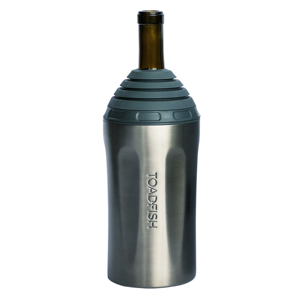 Toadfish Stainless Steel Wine Chiller - Graphite - Boat Gear USA
