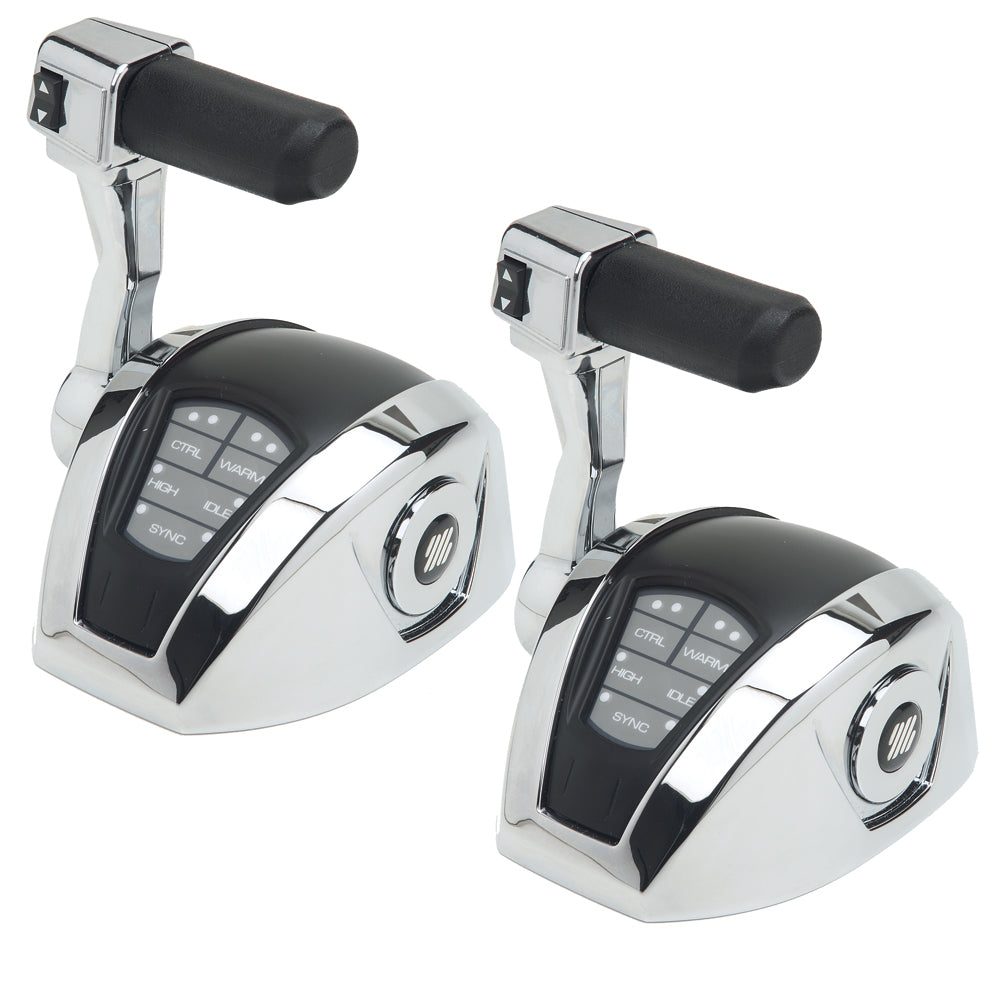 UFlex Power A Electronic Control Package w/ Trim - Single Engine/Dual Station - Mechanical Throttle/Mechanical S - Boat Gear USA