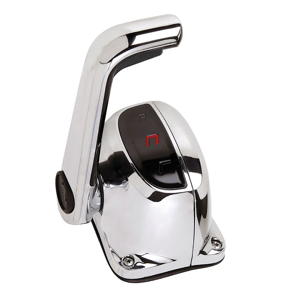Uflex Single Lever Top Mount Control w/Neutral Lock - No Trim Switch - Chrome - Boat Gear USA