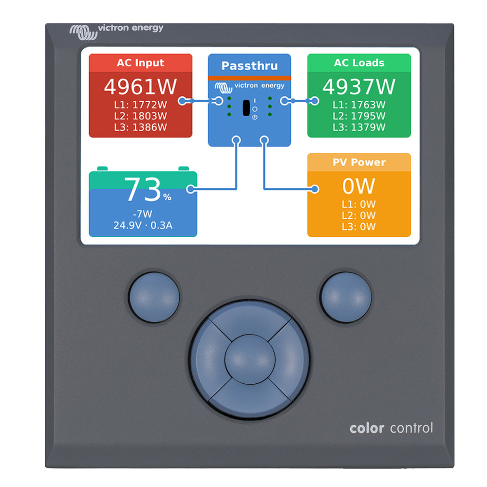 Victron Color Control GX Monitor - Button Control - Boat Gear USA