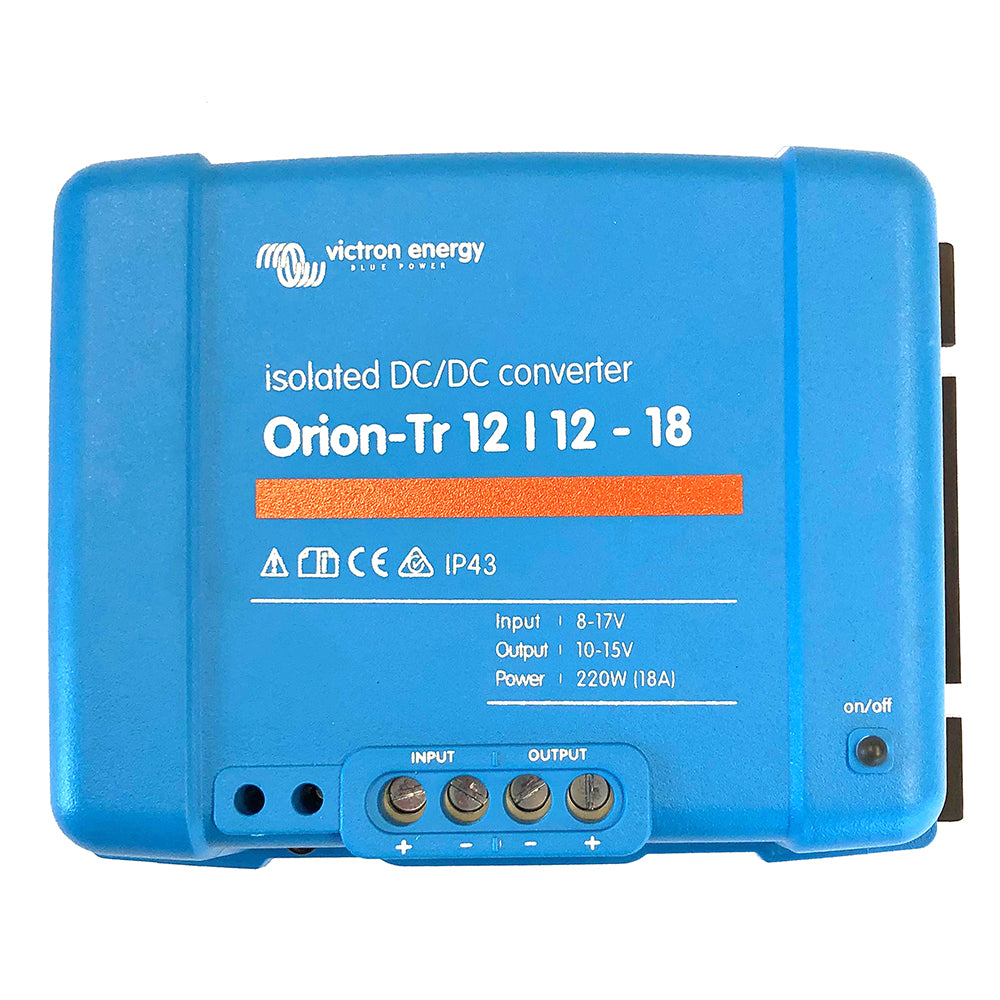 Victron Orion-TR DC-DC Converter - 12 VDC to 12 VDC - 18AMP Isolated - Boat Gear USA