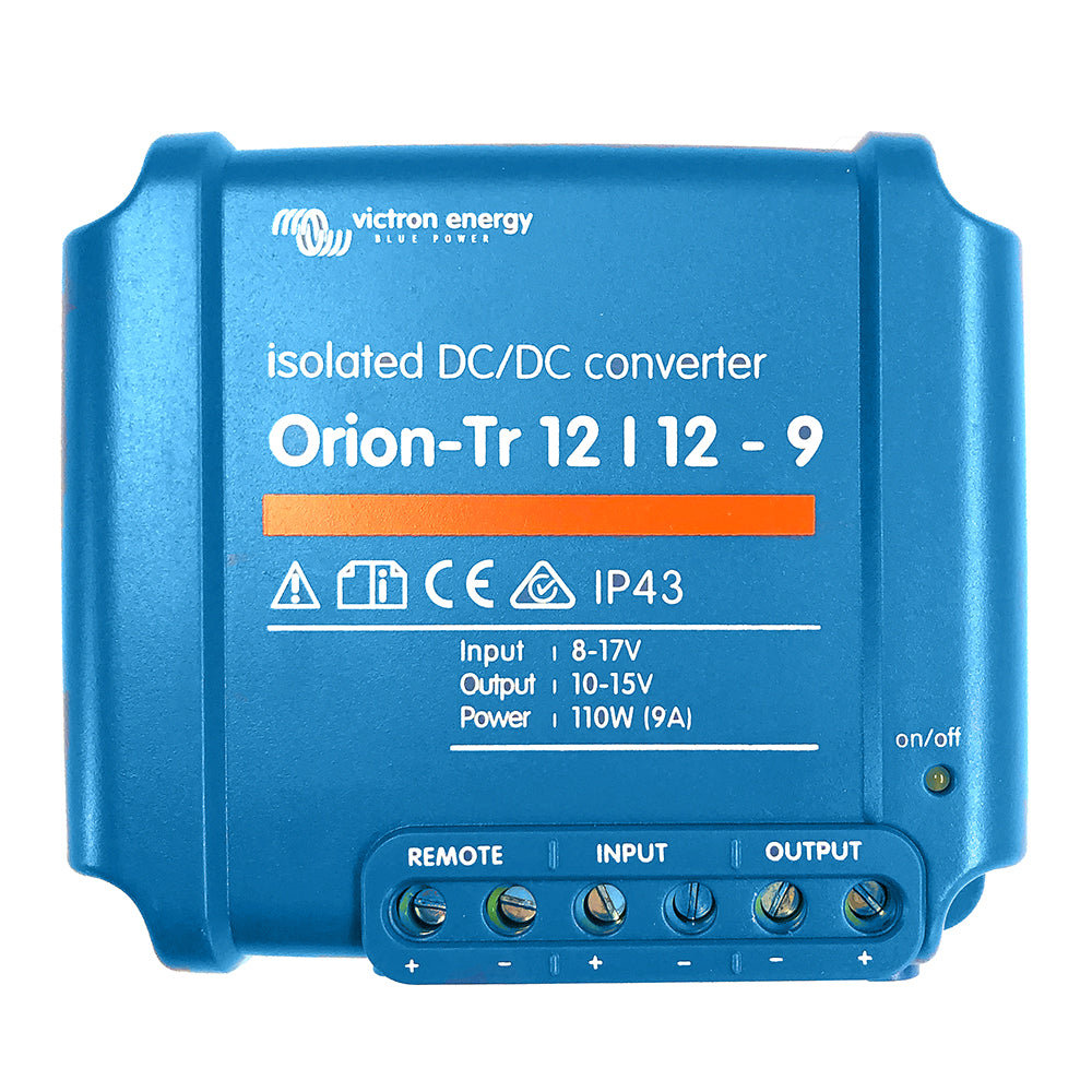 Victron Orion-TR DC-DC Converter - 12 VDC to 12 VDC - 9AMP Isolated - Boat Gear USA