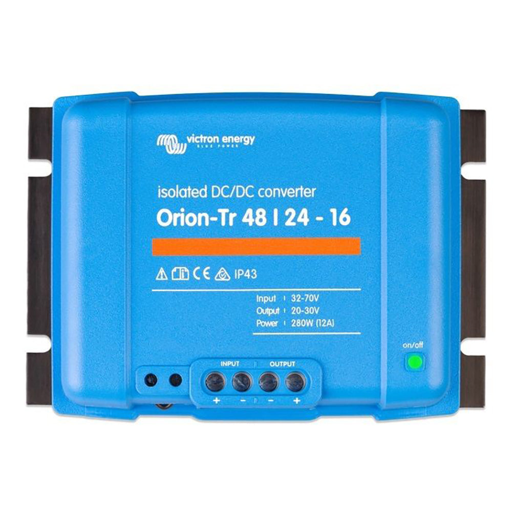 Victron Orion-TR DC-DC Converter - 48 VDC to 24 VDC - 16AMP Isolated - Boat Gear USA