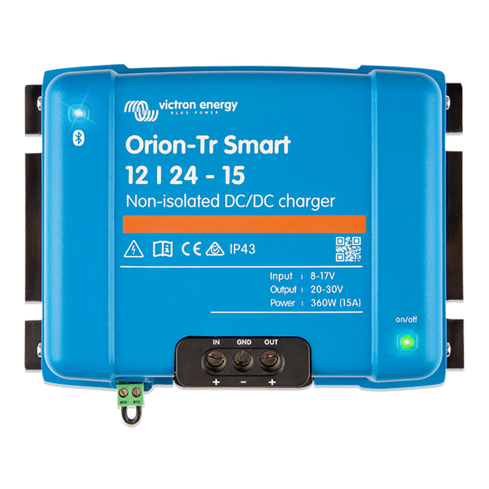 Victron Orion-TR Smart 12/24-15 15A (360W) Non-Isolated DC-DC or Power Supply - Boat Gear USA