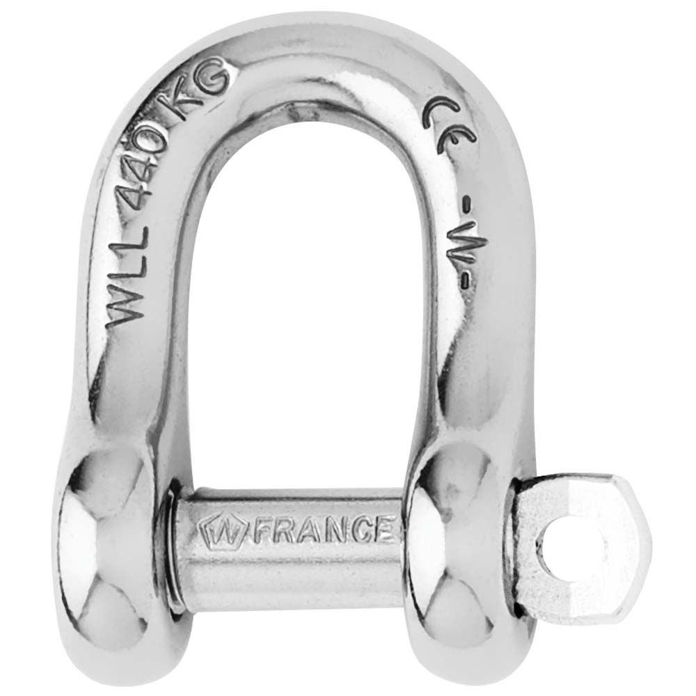 Wichard Captive Pin D Shackle - Diameter 8mm - 5/16" - Boat Gear USA