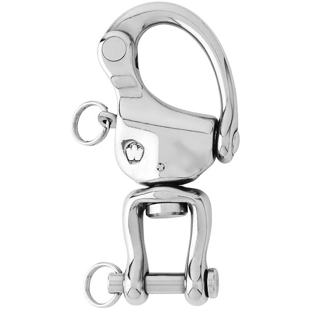Wichard HR Snap Shackle With Clevis Pin Swivel - 120mm Length - 4-23/32" - Boat Gear USA