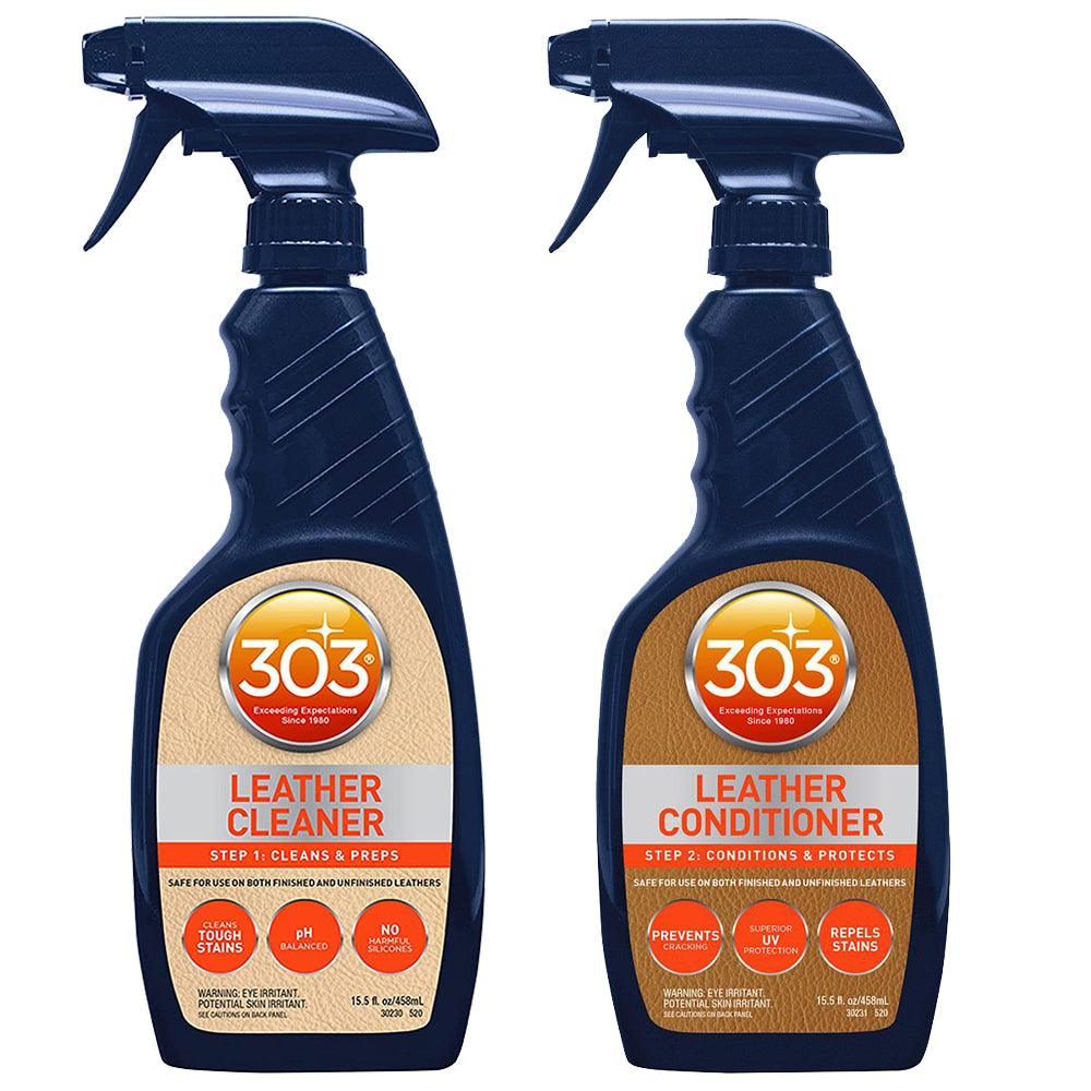 303 Leather Cleaner & Conditioner Kit - Boat Gear USA