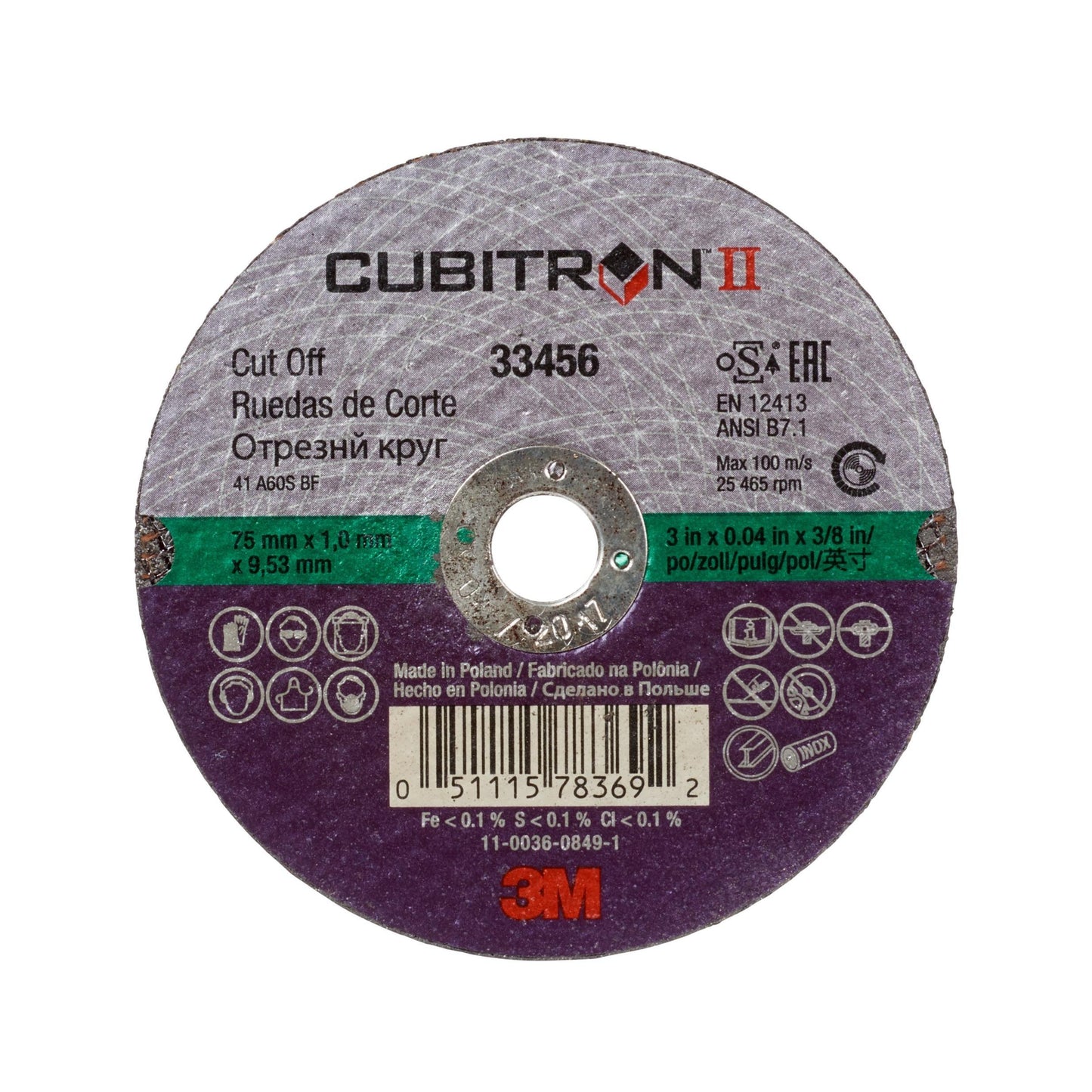 3M - 3M CUBITRON II CUT-OFF 5/CS - 33456 - Boat Gear USA
